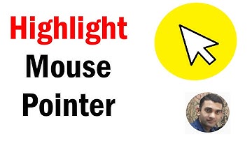 How to Highlight Mouse Pointer Windows in 10 | Highlight Mouse Cursor | #highlightmousepointer
