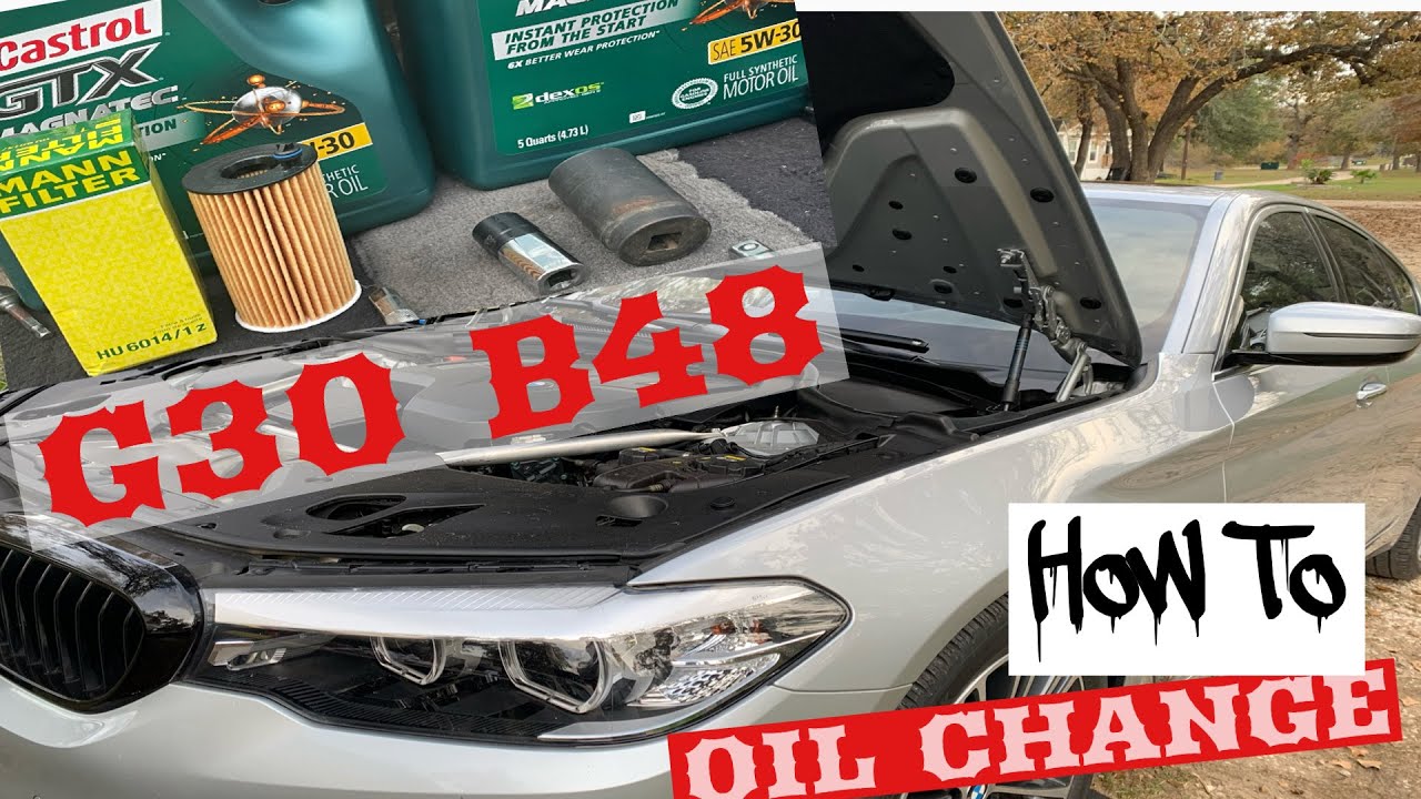 2018 530i B48 Oil Change ( short version) - YouTube