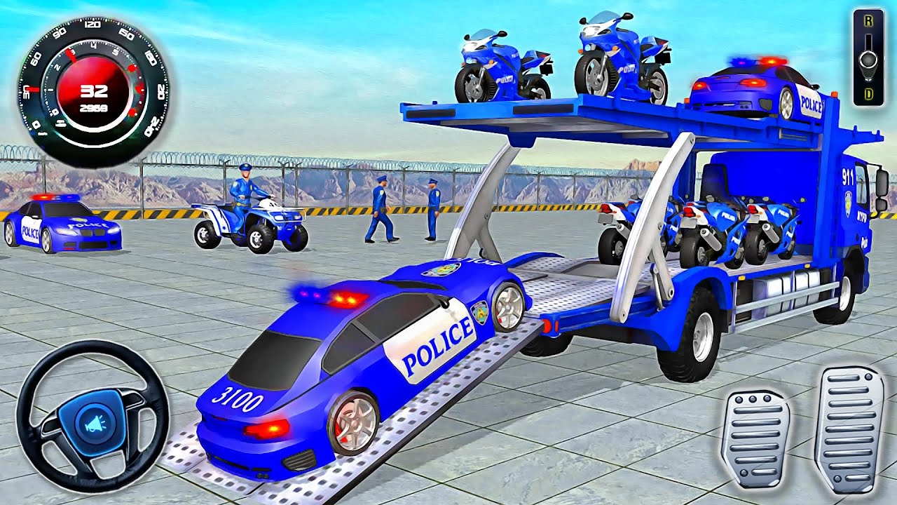Crazy Police Car in Rescue the Emergency - Driving Simulator Free Van (2020) Best Android Gameplay