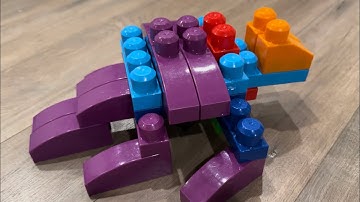 ASMR Toys - Building a Friendly Turtle with Mega Bloks First Builders