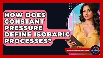 How Does Constant Pressure Define Isobaric Processes? - Thermodynamics For Everyone