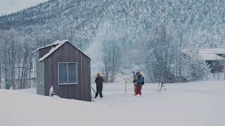 Backcountry Skiing From Uteplassen