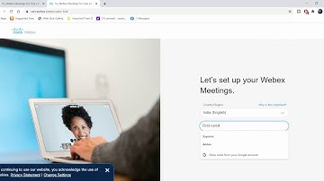 how to create webex account