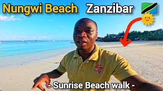 Travel vlog - ZANZIBAR VLOG | I Found PARADISE at Sunrise in Nungwi Beach, ( Zanzibar Tanzania )