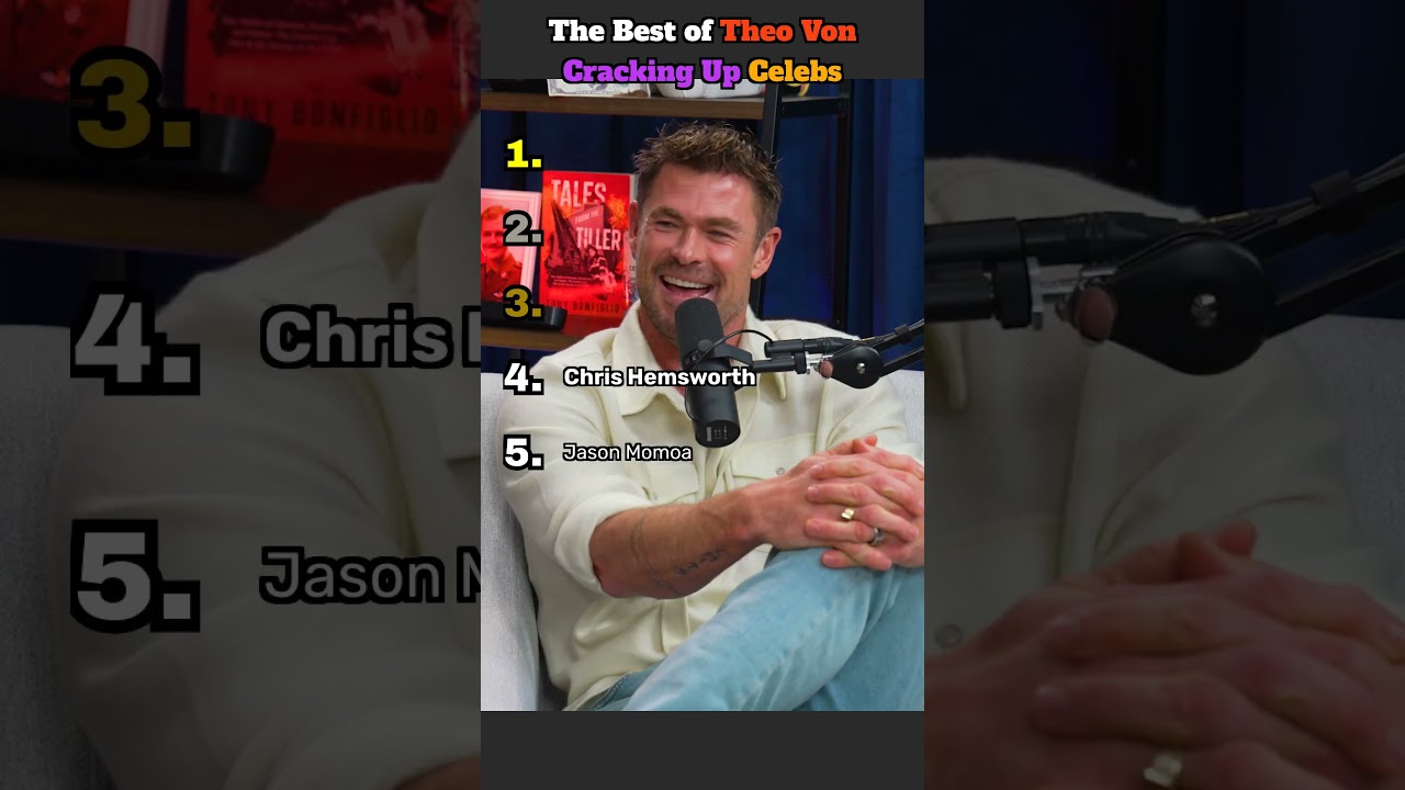 Theo Von Making Celebrities Crack Up 😭