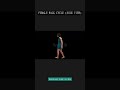 🏃♀️ FEMALE WALK CYCLE (SIDE VIEW) 🏃♀️ #GameDev #3DAnimation #AnatomyStudy #Blender3D #Maya3D #Ne