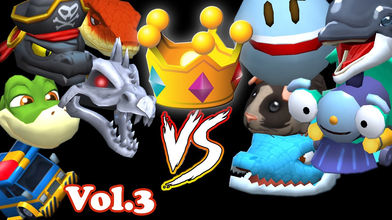 Snake Rivals - (Gameplay mix 5) batalla campal - new snake - new skin