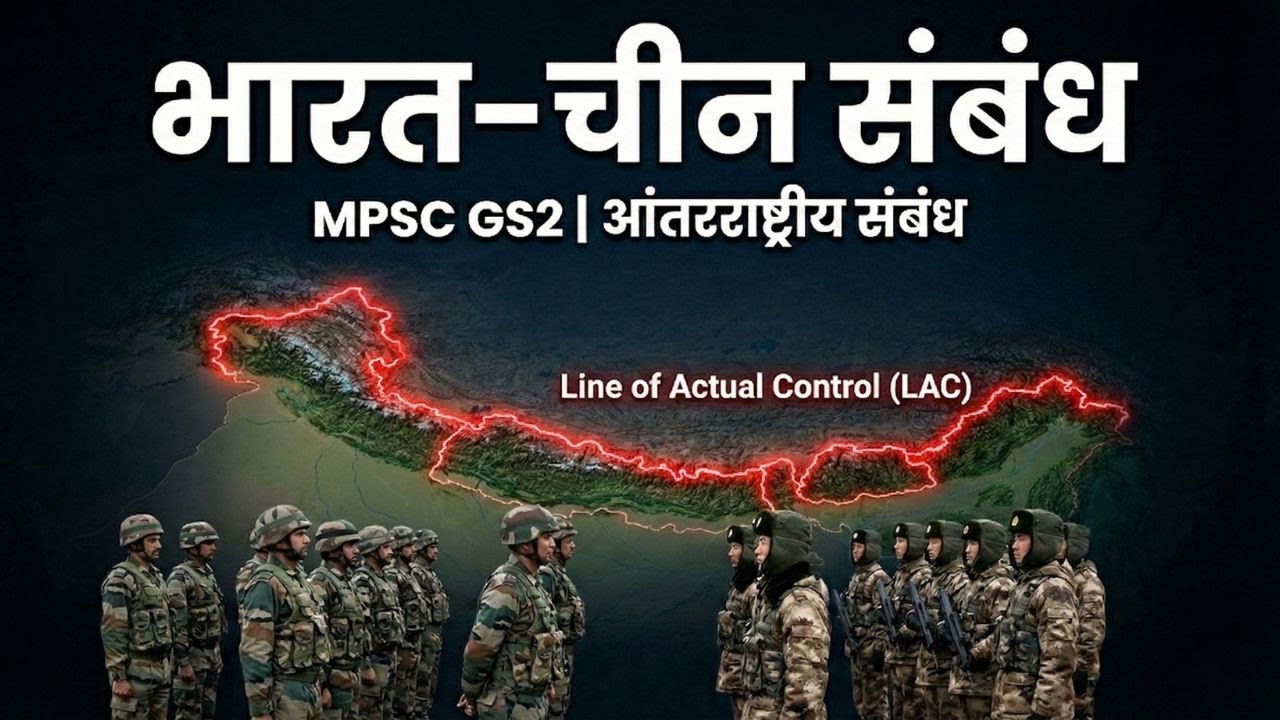 MPSC GS-2 | भारत–चीन संबंध | Challenges & Future Path |  #Mahavidyarthi #mpscgs2