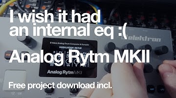 Heavy bass dub fx jam on modulation setup : Analog Rytm Mk2 : Free project incl.