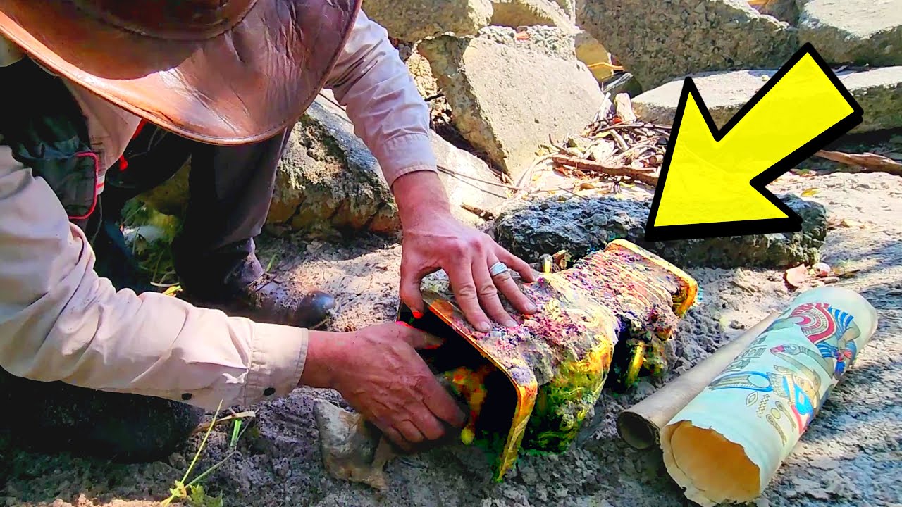 Navio ENCALHOU nessa ILHA e deixou seus TESOUROS