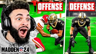 I MADE THE FIRST NFL PLAYER TO START ON BOTH OFFENSE AND DEFENSE... EPISODE 1