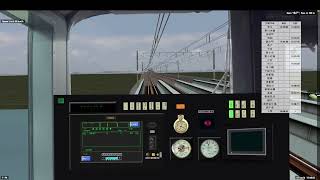 [BVE5] JR E257系500番台 Limited Express Shiosai( 特急しおさい 9 号) 総武快速線 Sobu Rapid Line (東京-千葉)
