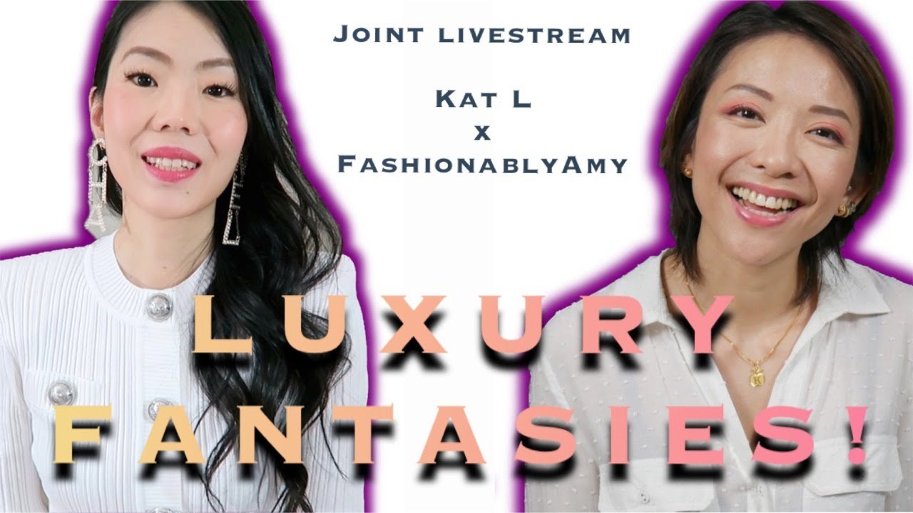 LUXURY FANTASIES 🤩 Create Our Dream Bags + Live Q&A | Kat L x FashionablyAMY