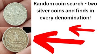 Random coin search - two silver coins in two denominations and more!