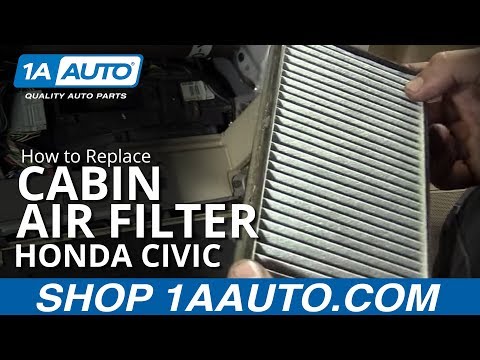 How to Replace Cabin Air Filter 01-05 Honda Civic