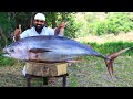 45 KG TUNA FULL FISH FRY | BANANA LEAFS TUNA FISH FRY | FULL FISH FRY | BIGGEST TUNA FRY | NAWABS