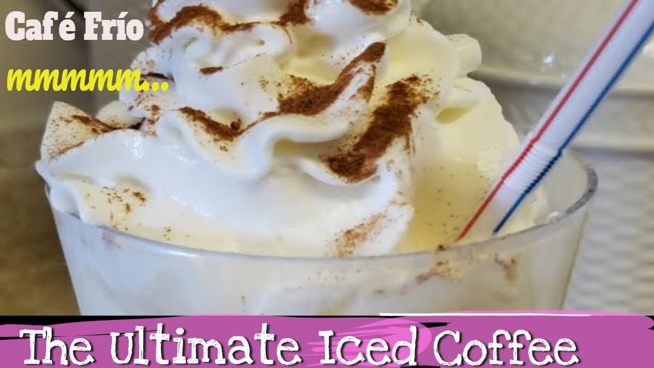 COMO HACER UN DELICIOSO CAFÉ FRÍO - YouTube