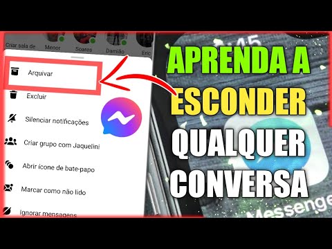 Vídeo: Você pode esconder mensagens no messenger?