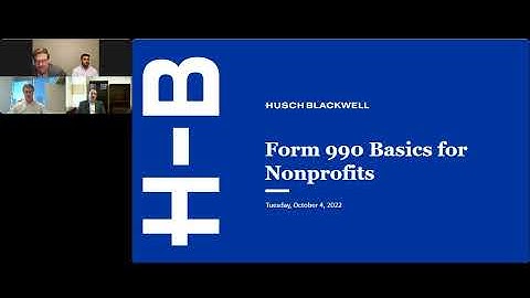 Form 990 Basics for Nonprofits