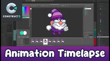Animation Timelapse | Creating a GAME character in CONSTRUCT 3