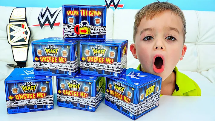 Vlad and Niki Pretend Play with WWE Toys Stories f...