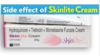 Side Effect Of Skinlite Cream
