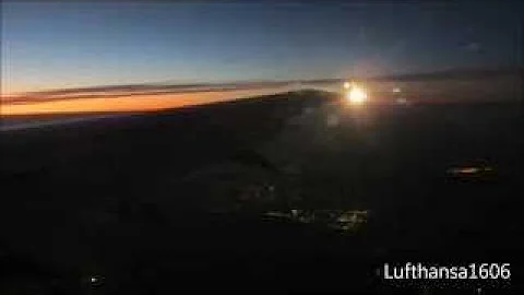 Lufthansa Boeing 737-300 flight from Leipzig-Halle(LEJ) to Frankfurt/Main(FRA) airport HD/