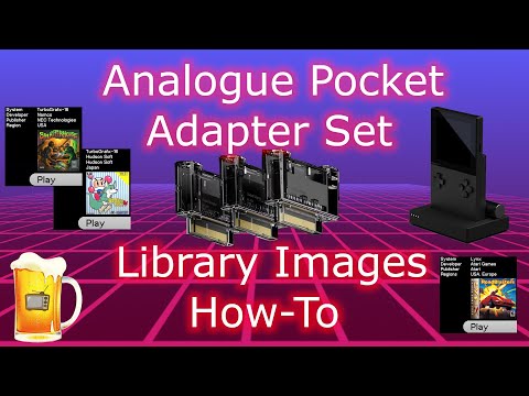 How to add Library Images to Analogue Pocket for the Adapter Set