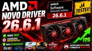 SAIU NOVO DRIVER DA AMD 26.6.1