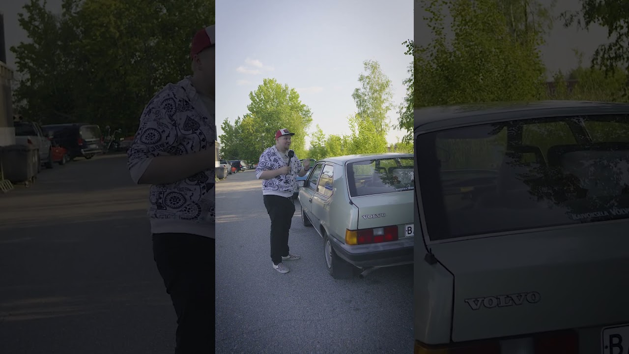 Volvo joka pakittaa 150 km / h. #volvo #car #bensalenkkarit