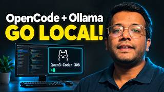 Run OpenCode Locally with Ollama : No Paid API Needed! + Agentic AI Coding