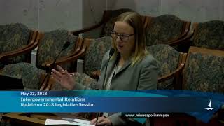 May 23, 2018 Intergovernmental Relations Committee