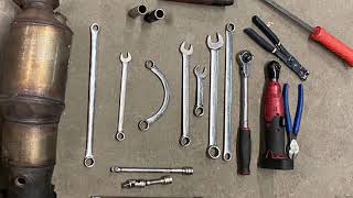 Audi A4 Cat converter removal..(project A4  part.2)