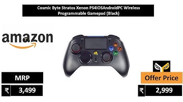 Cosmic Byte Stratos Xenon PS4iOSAndroidPC Wireless Programmable Gamepad Black