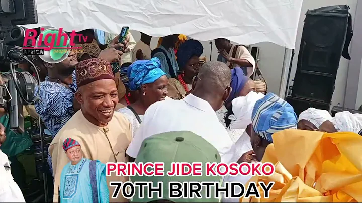 Yoruba Veteran Actor Prince Jide Kosoko 70th Birthday celebration #righttv