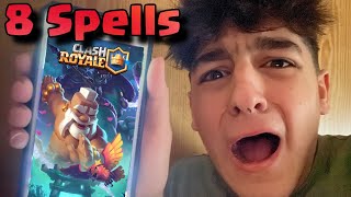 I BEAT Clash Royale ONLY using SPELLS