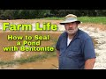How to Seal a Pond with Bentonite - Sprinkle Method