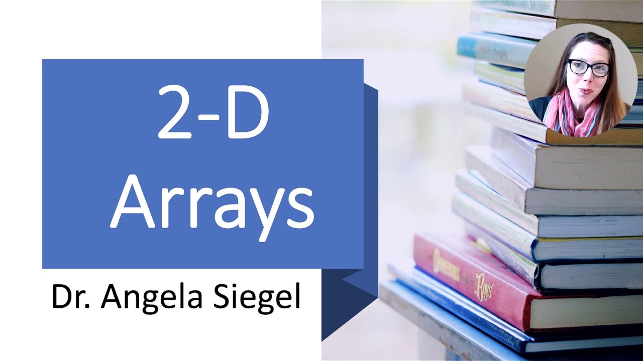 4b - 2D Arrays - YouTube