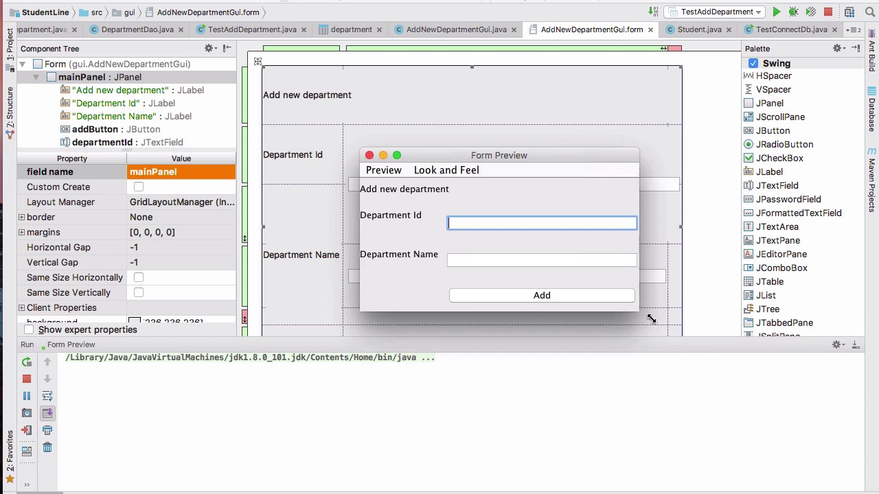 การเขียน Java OOP Sqlite ตอนที่ 5 - YouTube