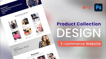 How to design Product collection E-commerce website in Photoshop #-3