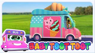 Ruote Sul Camion Dei Gelati Cazone | Altri Video Di Veicoli Per Bambini