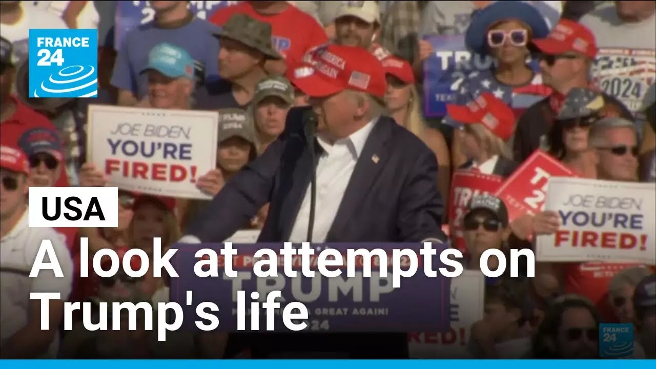 A look at previous attempts on President Trump's life • FRANCE 24 English