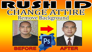 Rush ID - 1x1 2x2 Rush ID /  CHANGE ATTIRE IN PHOTOSHOP / Tagalog Photoshop - Photoshop CS6