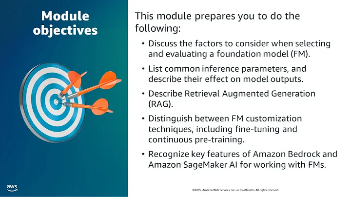 Module 5 Introduction | AWS Academy Generative AI Foundations [124220]