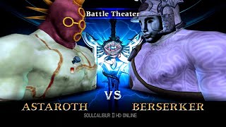 SOULCALIBUR II HD Xbox Series S Battle Theater Astaroth vs. Berserker