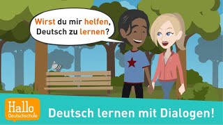 Learn German / Level A2, B1 / Future tense / Accusative or Dative case? / Verb positioning