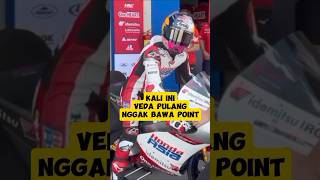 baru kali ini veda gagal finish di top 10 #moto3 #veda #honda #motogp