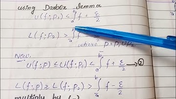 Integrability Criteria for Darboux Integral #realanalysis #versalearnhub #integrabilitycriteria
