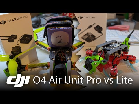 DJI O4 Air Unit Pro Vs Lite Cinematic FPV Drone Footage Comparison on Custom Build Drones
