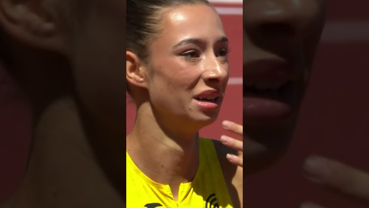 🇷🇴’s Alexandra Uta battles 400m hurdles for u20 area record of 55.33 #WorldAthelticsU20